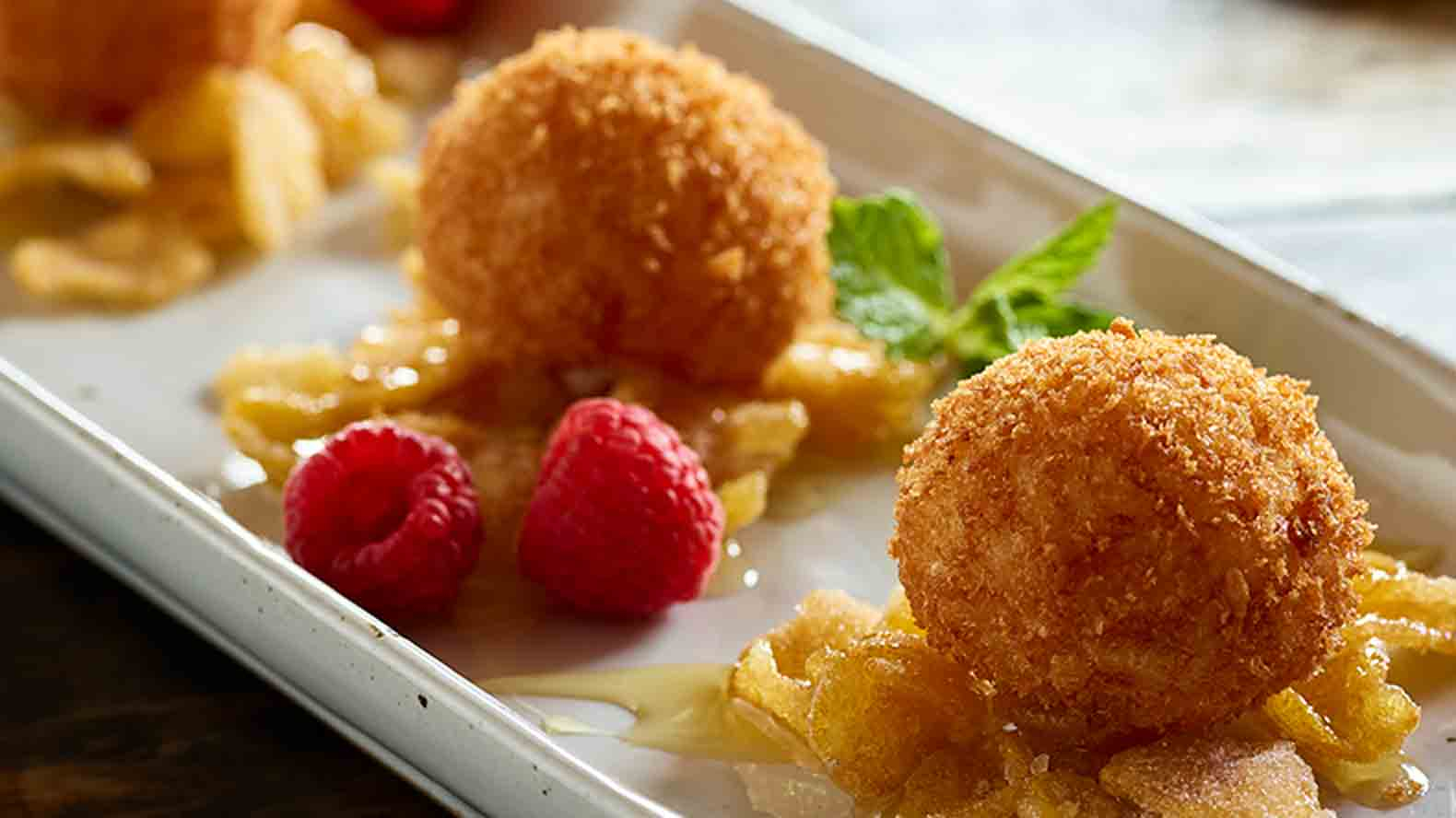 Rice Pudding Arancini, $8, Cameron Grant, Osteria Langhe, Chicago
